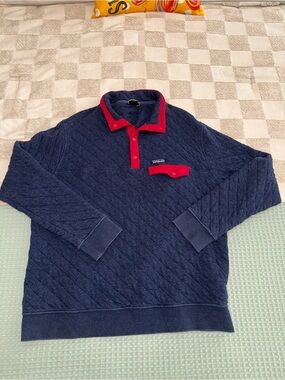 Patagonia Organic Cotton Quilt Snap-T Pullover size XL